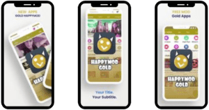 Téléchargez gratuitement la dernière version de HappyMod Gold 2026 APK 1