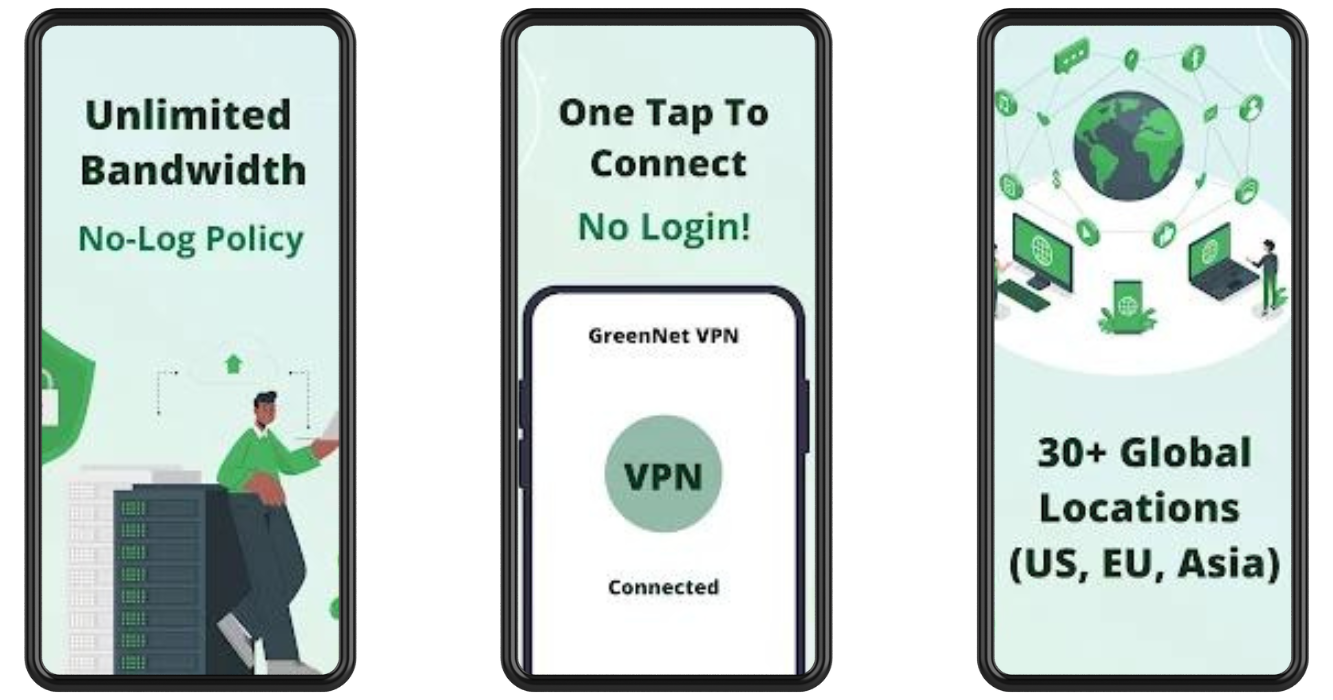 تحميل تطبيق GreenNet VPN مهكر 2024 MOD APK 2